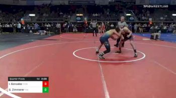 163 lbs Quarterfinal - Isaac Gonzalez, Thoroughbred Wrestling Academy vs Gabe Zimmerer, The Community