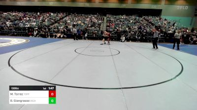 138 lbs Round Of 128 - Marcos Torrez, Toppenish vs Ben Giangrasso, Vacaville