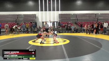 90 lbs Round 2 (8 Team) - Wyatt Sartori, Roundtree Wrestling Academy vs Tommy Wurster, Gotcha National
