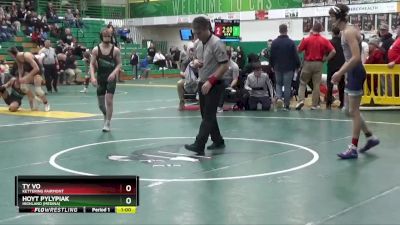 126 lbs Cons. Round 5 - Ty Vo, Kettering Fairmont vs Hoyt Pylypiak, Highland (medina)