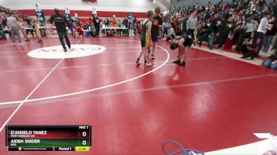 79-81 lbs Round 3 - D`Angelo Yanez, Fort Morgan WC vs Aiden Snider, HRA