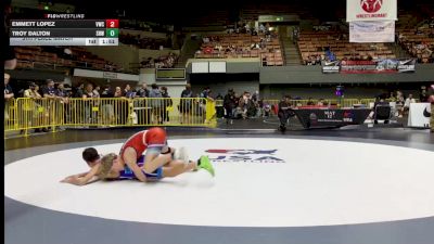 5th Place Match - Emmett Lopez, Vacaville Wrestling Club vs Troy Dalton, Spring Hills Wrestling