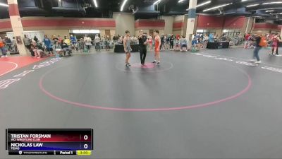 150 lbs Cons. Round 3 - Tristan Forsman, Vici Wrestling Club vs Nicholas Law, Texas