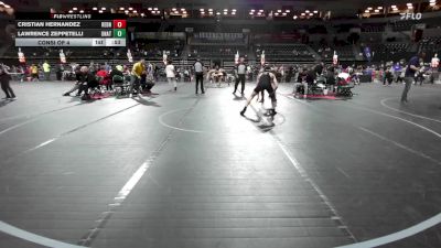 138 lbs Consi Of 4 - Cristian Hernandez, RedNose Wrestling School vs Lawrence Zeppetelli, Unattached