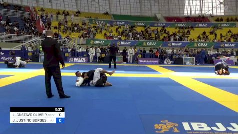 LUIZ GUSTAVO OLIVEIRA DA SILVA vs JOELSON JUSTINO BORGES DA SILVA 2023 Brasileiro Jiu-Jitsu IBJJF