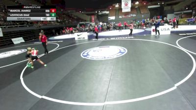 56 lbs Quarters - Marcel Juarez, Riverside Rascals vs Leviticus Diaz, Terminators Wrestling Club
