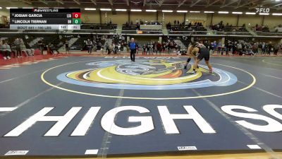 190 lbs Consolation - Josiah Garcia, La Salle Academy vs Lincoln Tiernan, Bishop Hendricken