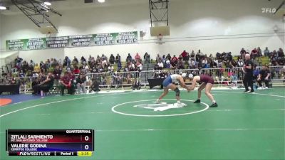 131 lbs Quarterfinal - Valerie Godina, Cerritos College vs Zitlali Sarmiento, Mt. San Antonio College