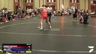 150 lbs Round 1 - Robert Dizengof, Wolf Wrestling vs Eric Ivry, Elite Wrestling