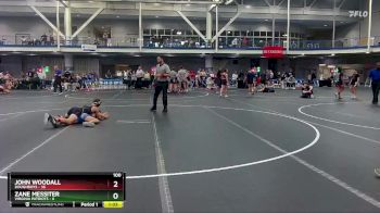 100 lbs Round 8 (10 Team) - John Woodall, Doughboys vs Zane Messiter, Virginia Patriots