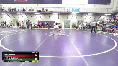 144 lbs Champ. Round 1 - Max Teson, Wright City vs Leo Blanding, Kansas City Training Center