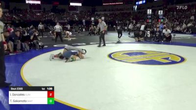 116 lbs Semifinal - Isabella Marie Gonzales, Clovis East vs Taira Sakamoto, Santa Monica