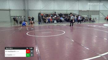 85 lbs Prelims - Hudson Hackbarth, Team Edmond vs Canon Acklin, OKRTC