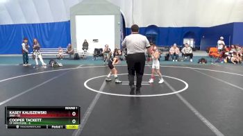 44 lbs Round 1 - Kasey Kaliszewski, DWA vs Cooper Tackett, CP Wrestling