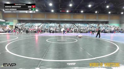 67 lbs 2nd Place - Joshua Brockway, Summit Wrestling Academy vs Jack Gorman, SJO Youth