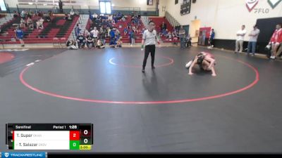 144 lbs Semifinal - Truett Salazar, Oroville vs Timber Super, Okanogan