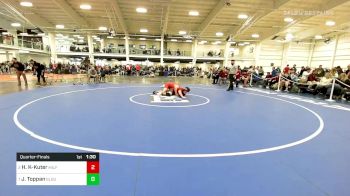 220 lbs Quarterfinal - Hampton Kaye-Kuter, Milford vs Jayden Toppan, Gloucester