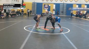 138 lbs Quarterfinals (8 Team) - Anthony Monroy, South Plantation vs Kaleb Williams, South Dade