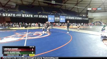 53 lbs Champ. Round 1 - Gavin Gilbertson, Punisher Wrestling Company vs Lincoln Chaney, Scrap Yard Garage Wrestling