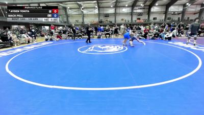 126 lbs Cons. Sub-quarters - Ayden Tokita, East Idaho Elite vs Mack Pell, Cashmere Wrestling Club
