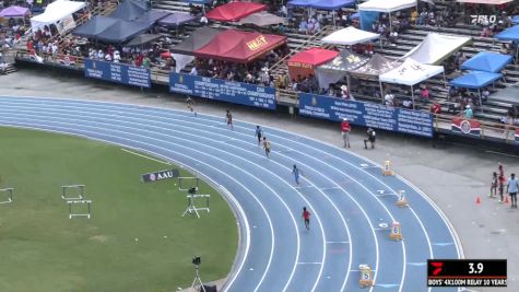 Youth Boys' 4x100m Relay, Semi-Finals 7 - Age 10