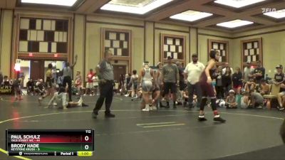 112 lbs Finals (8 Team) - BRODY HADE, Keystone Krush vs Paul Schulz, Yale Street WC