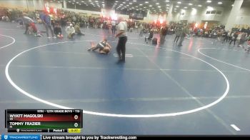113 lbs Cons. Round 6 - Wyatt Magolski, WI vs Tommy Frazier, IN