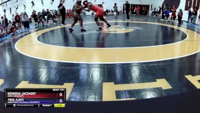 207 lbs Champ. Round 2 - Kenisha Jacsaint, King University vs Teni Ajayi, Northern Michigan University