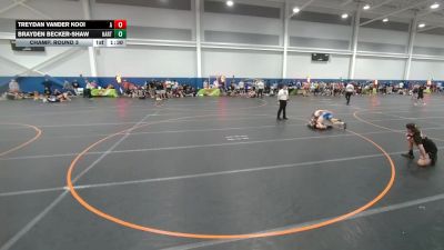 150 lbs Champ. Round 3 - Treydan Vander Kooi, Allegan vs Brayden Becker-Shaw, Unattached