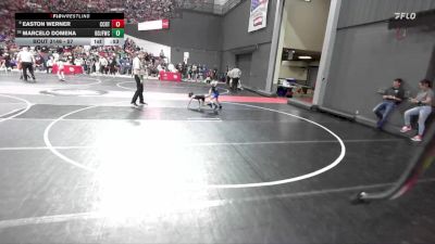 57 lbs Champ. Round 2 - Easton Werner, Askren Wrestling Academy vs Marcelo Domena, Brown Deer Jr Falcons Wrestling Club