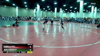 115 lbs Placement (16 Team) - Rose Karakulis, Iron Lion Wrestling vs Isabella Hull, Florida Red Black & Blue