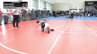 72-J lbs Consi Of 8 #1 - Mason Monell, Xtreme Wrestling vs Ryker Bigelow, Northampton