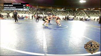 195 lbs 3rd Place - Ryker Smith, Weatherford Youth Wrestling vs Gideon Carlisle, Mighty Bluebirds
