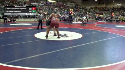 5A 235 lbs Semifinal - Amollia Contreras-Thompson, Arkansas High School vs Deanna Ramirez, Van Buren