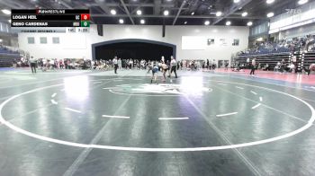 133 lbs Champ. Round 1 - Logan Heil, Campbell University vs Geno Cardenas, Missouri Baptist University