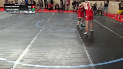 160_B lbs Consi Of 8 #2 - Porter Moore, Fort Cherry vs Trenton Kenny, Belle Vernon