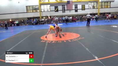 133D lbs Rr Rnd 1 - Mateo Costello, Liu vs Byron Daubert, Pitt-Johnstown