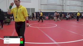 138-C lbs Round Of 16 - Ayden Johns, OH vs Jaxon Foote, MI