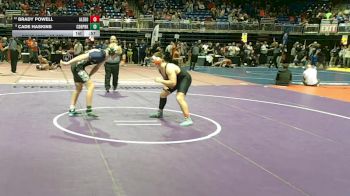 5A 190 lbs Cons. Round 2 - Brady Powell, Aledo vs Cade Haskins, Cedar Park