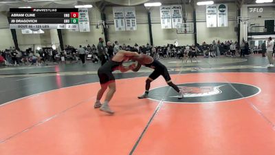 125 lbs Round Of 16 - Abram Cline, Maryland vs JB Dragovich, George Mason