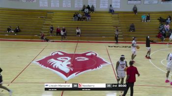 Replay: Lincoln Memorial vs Newberry - 2024 Lincoln Memorial vs Newberry - Men's | Dec 14 @ 2 PM