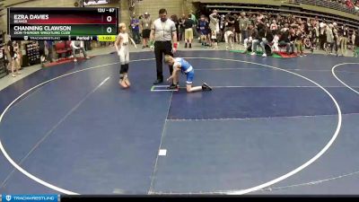 67 lbs Champ. Round 1 - Ezra Davies, Beaver vs Channing Clawson, Zion Thunder Wrestling Club