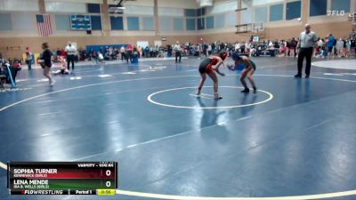 105lbs Cons. Round 1 - Sophia Turner, Kennewick (Girls) vs Lena Mende, Ida B. Wells (Girls)