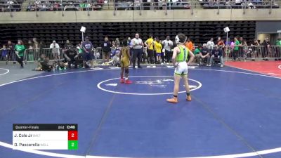 75 lbs Quarterfinal - Jeryl Cole Jr, Baltimore vs Owen Pascarella, Wellsboro