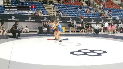 110 lbs Cons. Sub-rd Of 16 - Bailey Gross, Washington vs Janie Gerarde, Texas
