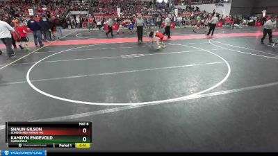 67 lbs Quarterfinal - Shaun Gilson, Slinger Red Rhinos WC vs Kamdyn Engevold, Marshfield