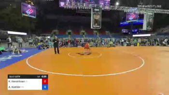 113 lbs Consolation - Kenneth Hendriksen, Texas vs Alan Koehler, Minnesota