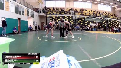 165 lbs Cons. Round 3 - Don Johnson, OLMSTED FALLS vs Trevor Durham, SPRINGFIELD(Akron)