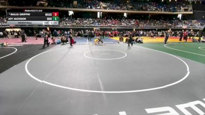 5A 126 lbs Semifinal - Malia Griffin, Melissa vs Joy Jackson, El Paso Burges