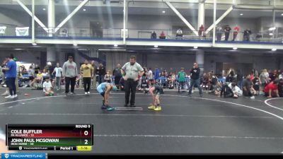 84 lbs Round 5 (8 Team) - John Paul McGowan, Iron Horse vs Cole Buffler, PA Alliance